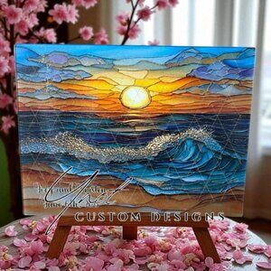 Ocean 11x8 Glass Cutting Board